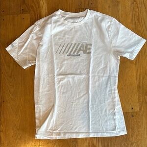 American Eagle Outfitters White Graphic T-Shirt for Men, S